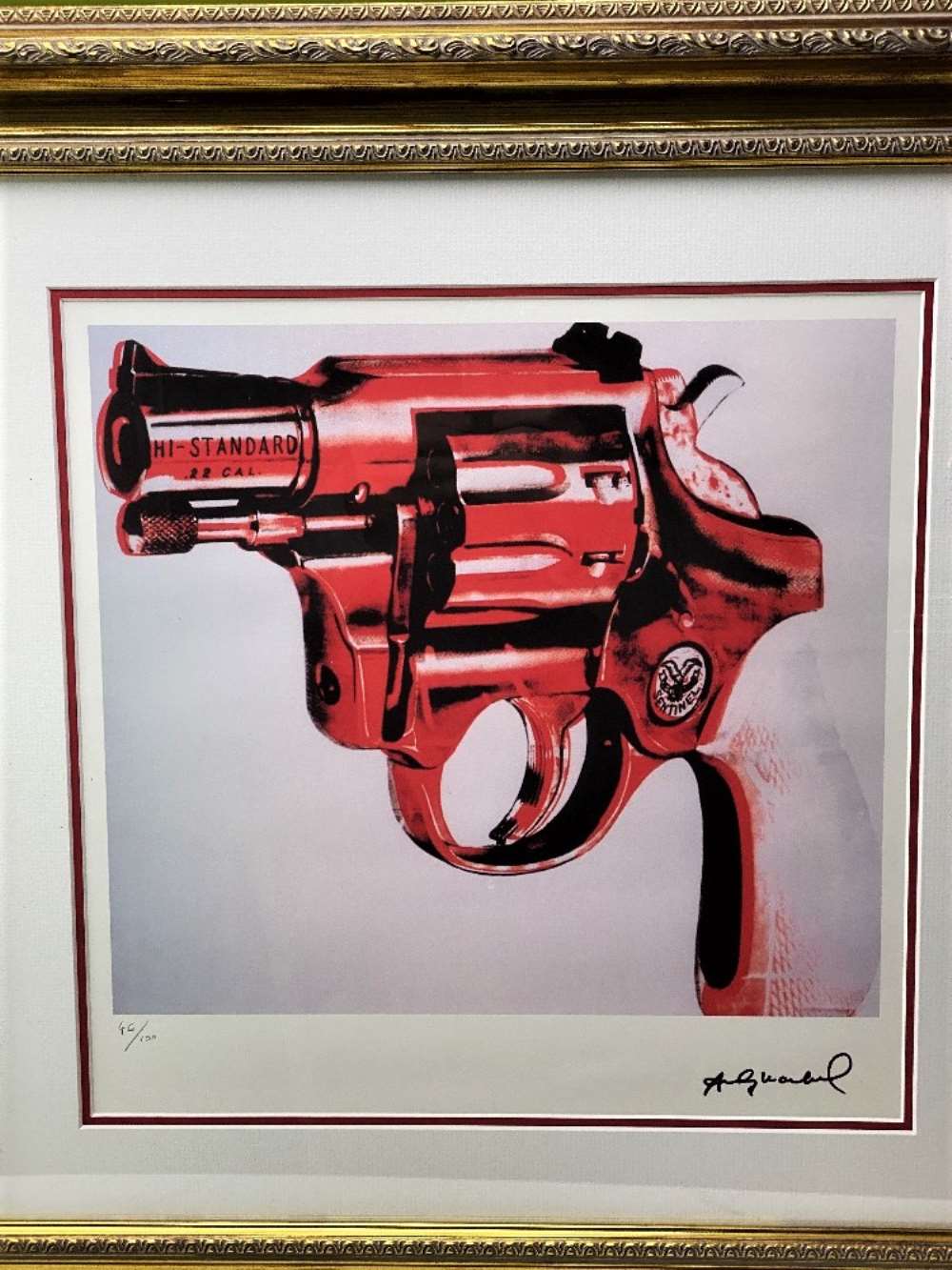Andy Warhol (1928-1987) “Revolver” Leo Castelli Gallery-New York Numbered Ltd Edition of 100 Lithogr - Image 2 of 7
