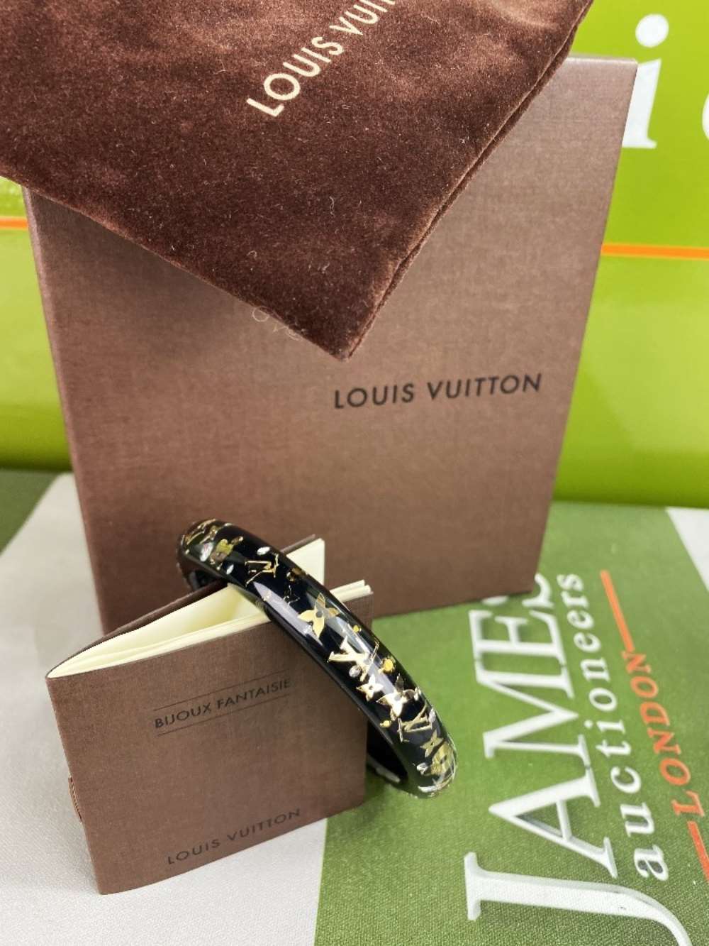 Louis Vuitton Bracelet Bangle Inclusion Gold Flake Monogram - Image 5 of 5