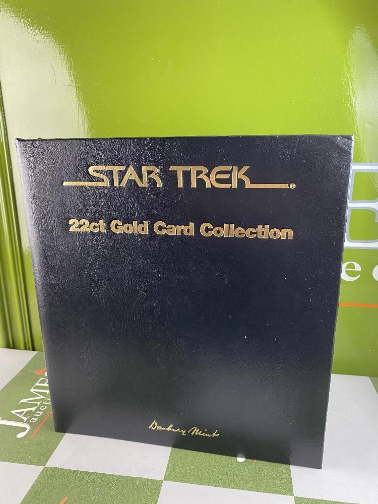 Star Trek Vintage 22 Ct Gold Trading Cards Collection - Image 2 of 6