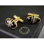 Montblanc Pair of Classic Gold Plated Cufflinks