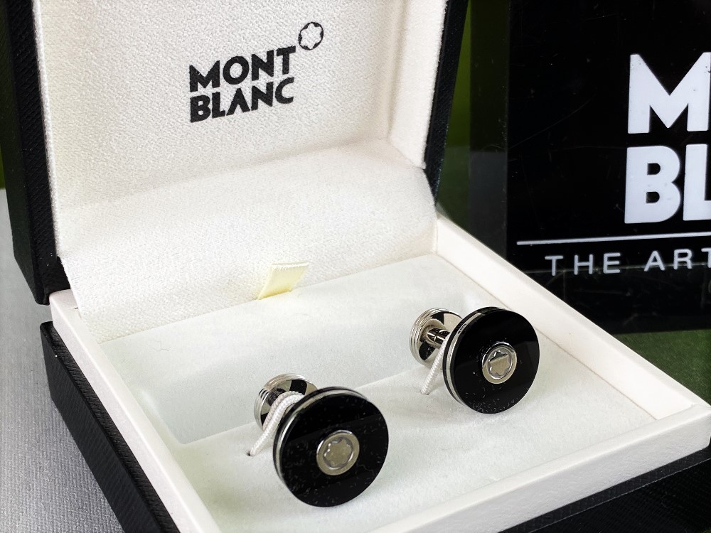 Montblanc Pair Of New Cufflinks - Image 5 of 5