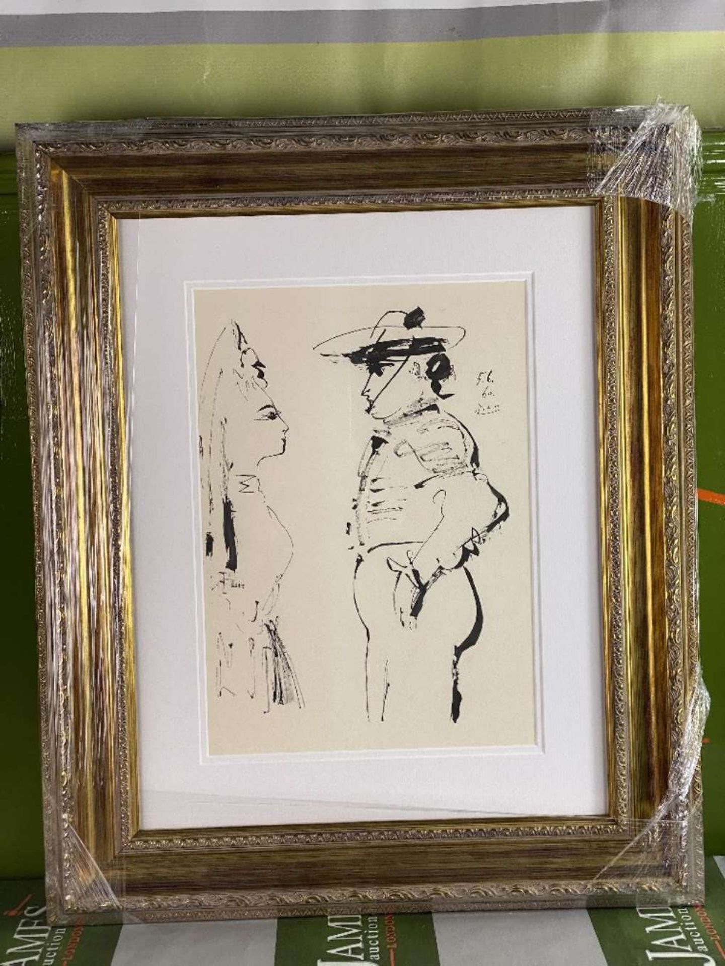 Pablo Picasso- Original Impression For 1960 Show In Roma Italy Lithograph - Image 6 of 6