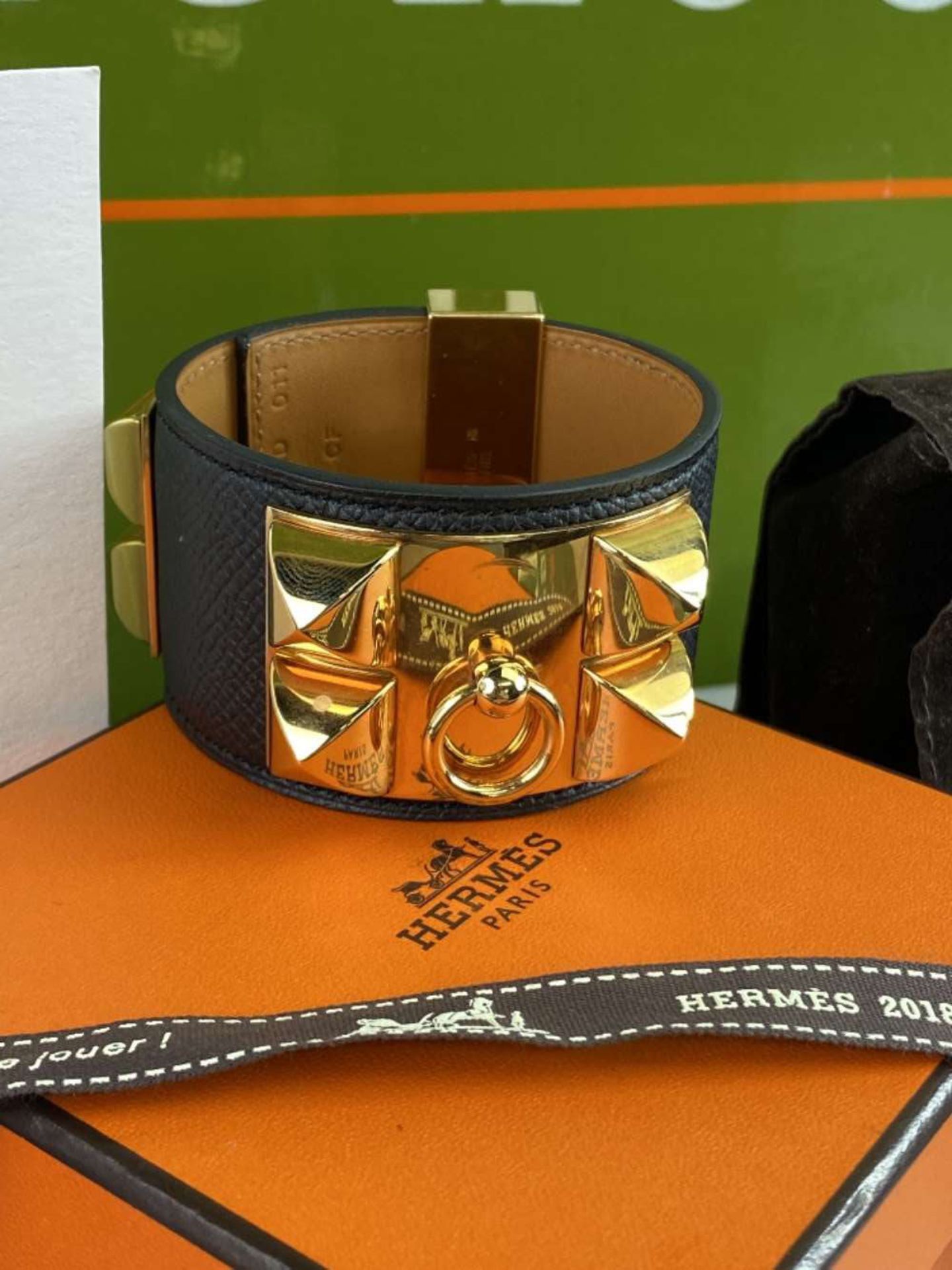 Hermes Paris Collier de Chien Bracelet Inc Receipt £1000 - Image 2 of 6