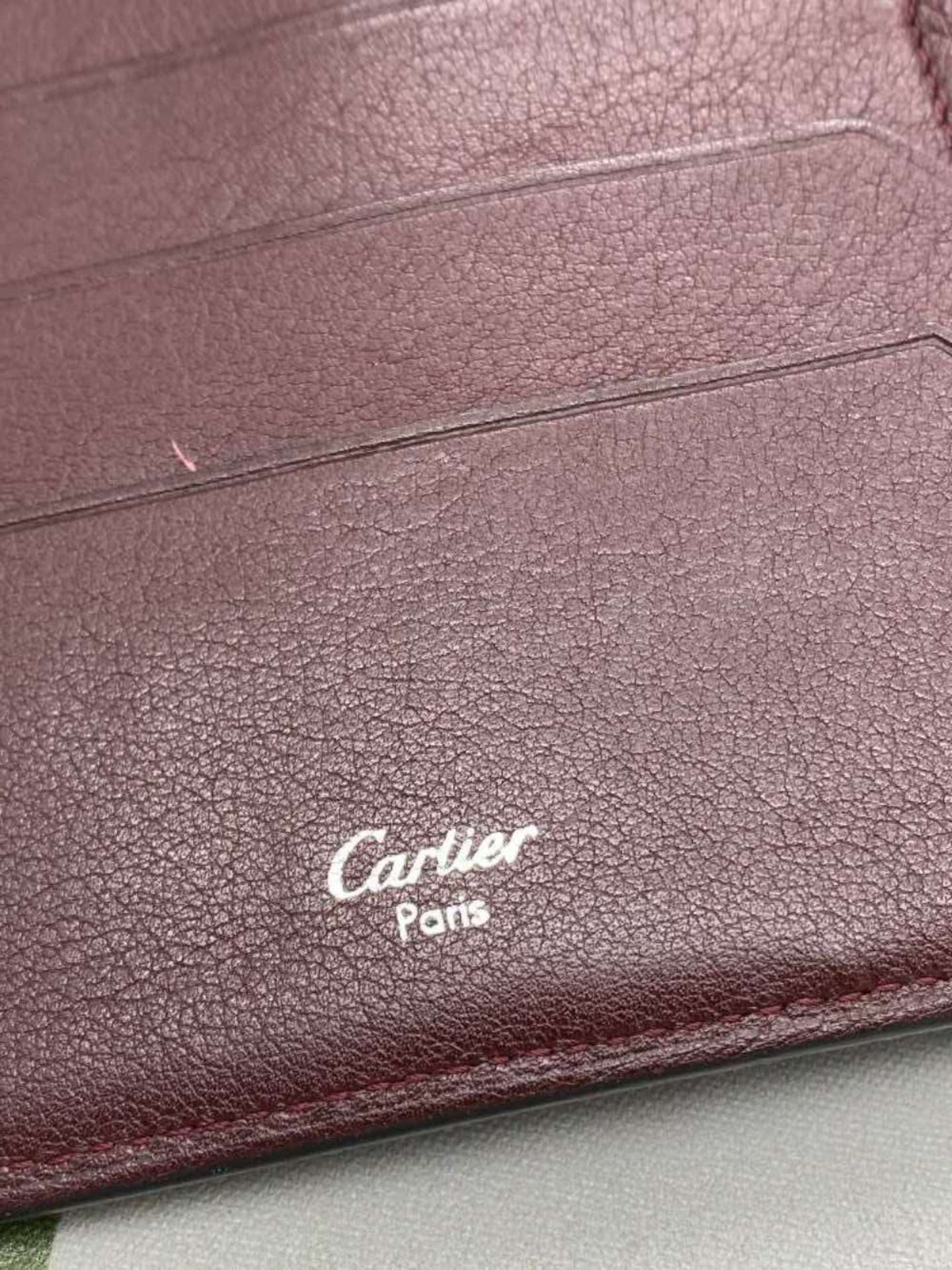 Cartier Paris- Calf Leather Wallet/Purse Black - Image 3 of 5