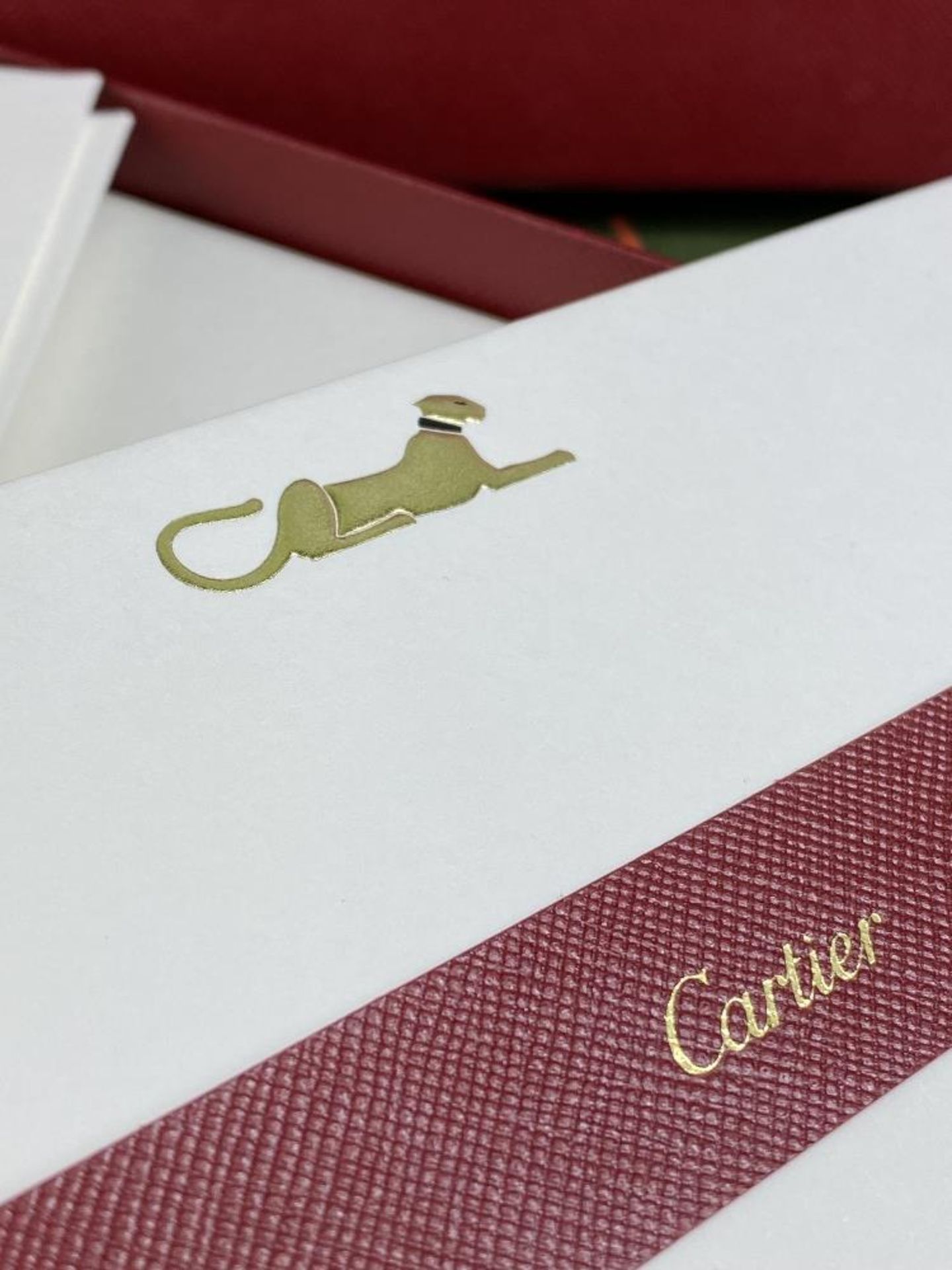 Cartier Paris Box Writing Set 10 Cards and Envelopes. - Image 2 of 3