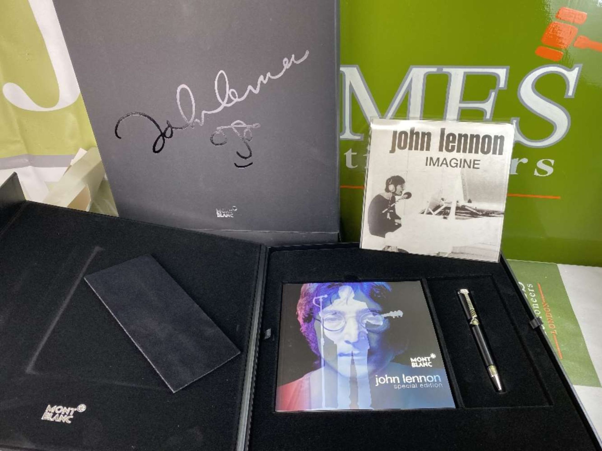 Montblanc Special Edition-John Lennon Ballpoint Pen + Imagine Single Record - Image 3 of 6