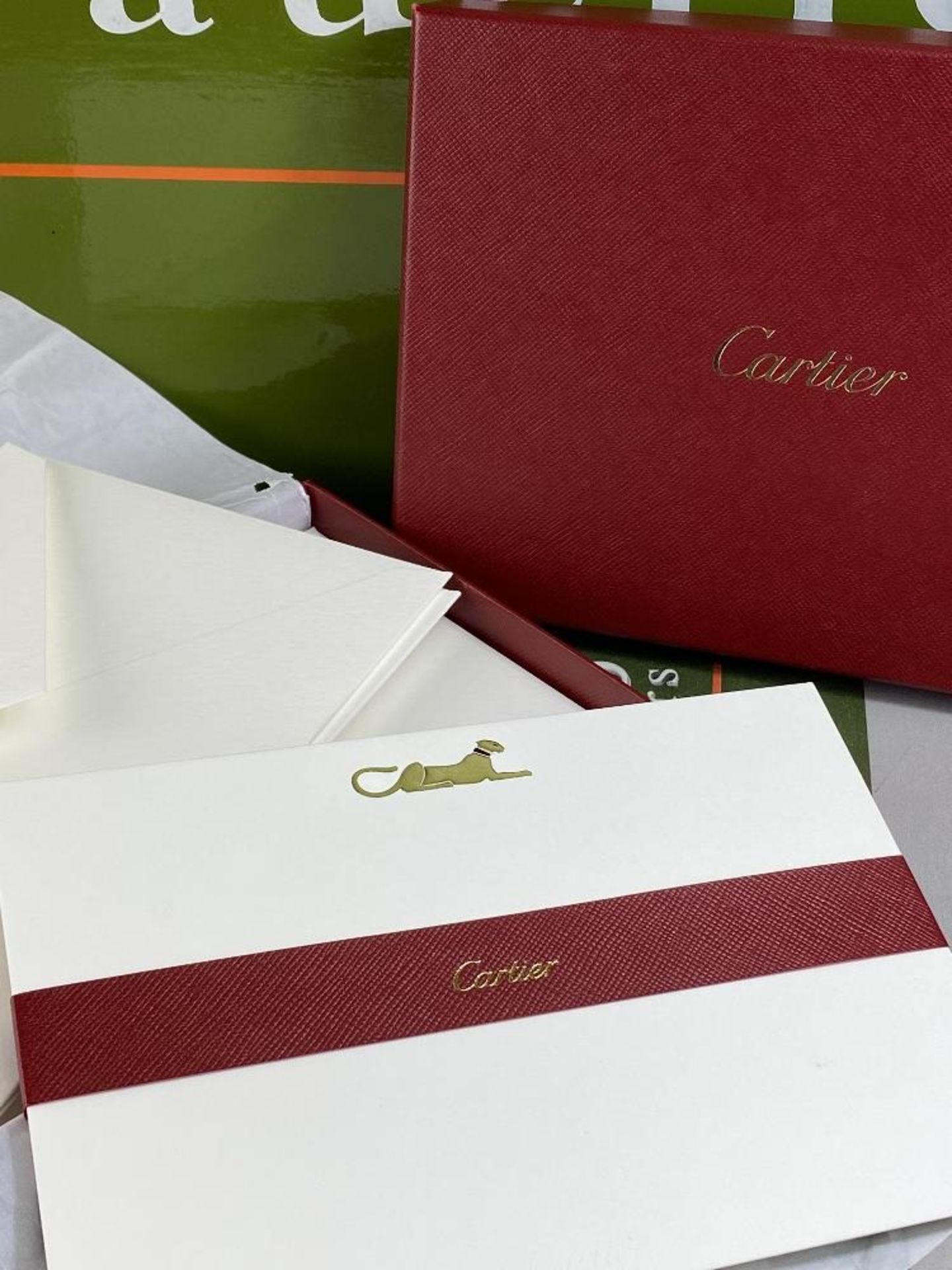Cartier Paris Box Writing Set 10 Cards and Envelopes. - Image 3 of 3