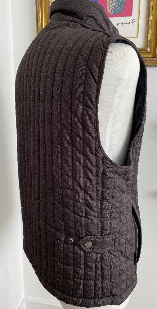 Hackett London- Gilet/Under Jacket-Dark Grey/Burgundy - Image 5 of 5