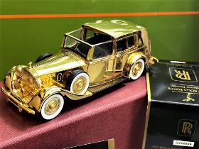 Corgi James Bond Goldfinger, 1937 Rolls-Royce 24ct Gold.