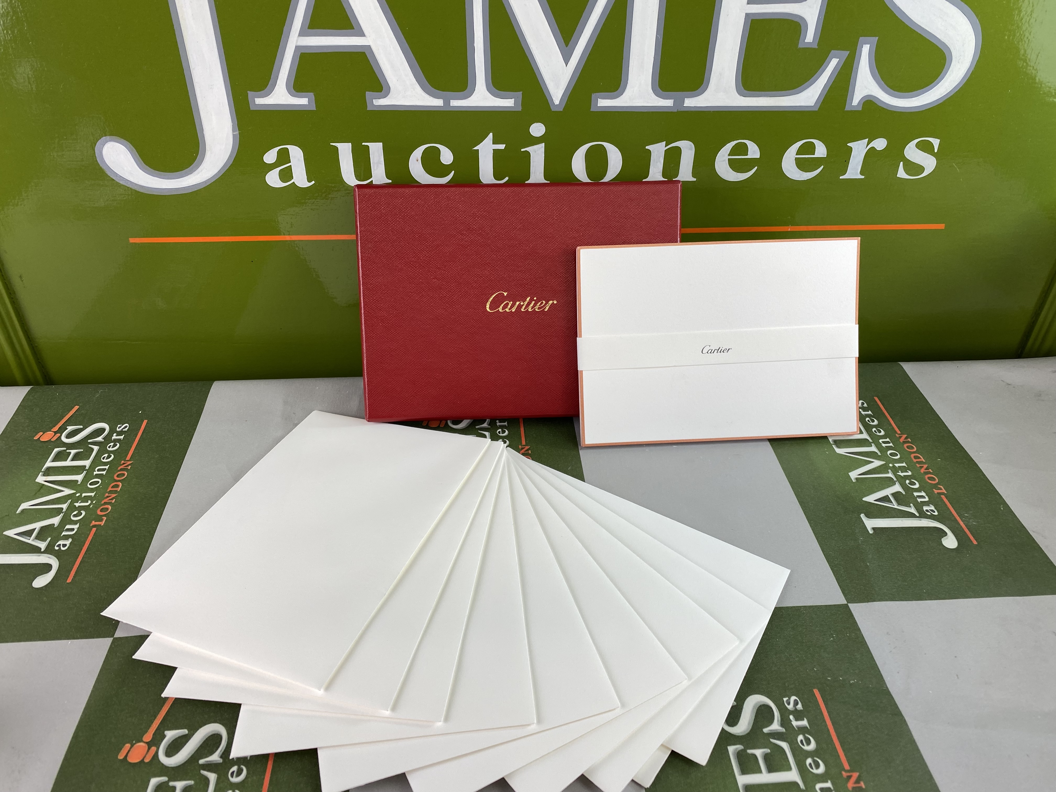 Cartier Paris Box Writing Set 10 Cards and Envelopes. - Image 4 of 4