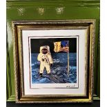 Andy Warhol (1928-1987) “Man on the Moon” Leo Castelli Gallery Lithograph #93/100
