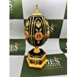 Faberge 24 Ct Gold "The Imperial Jewelled Egg Chess Set"