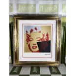 Andy Warhol (1928-1987) “Marilyn” Numbered #16/100 Lithograph, Ornate Framed.