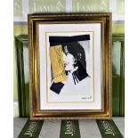 Andy Warhol (1928-1987) “Jagger” Numbered Ltd Edition of 125 Lithograph #19, Ornate Framed.