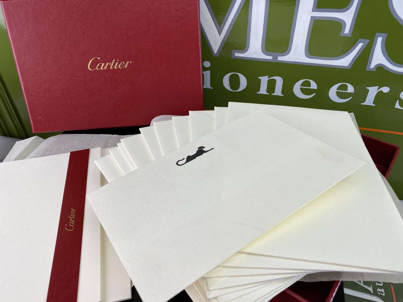 Cartier Paris Box Invite/Thankyou Cards Writing Set - Bild 2 aus 3