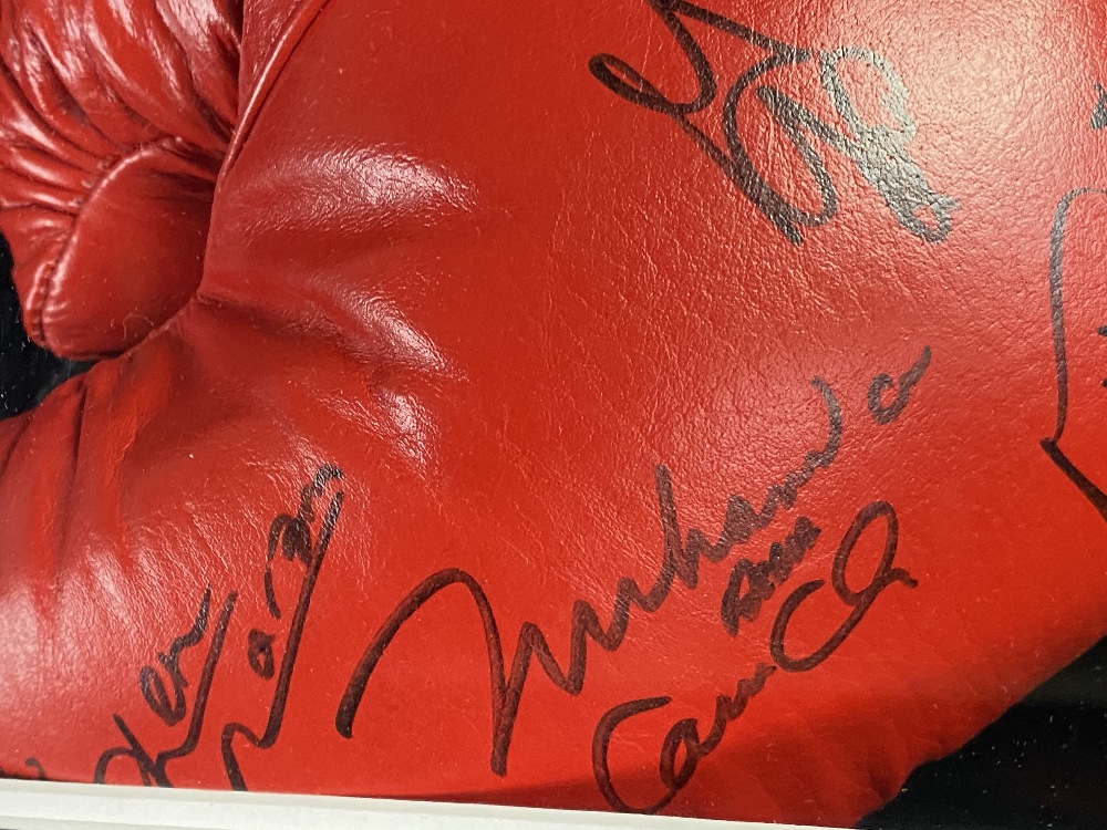 Muhammed Ali & 7 Former Heavyweight Chamions Signed Glove - Bild 4 aus 5