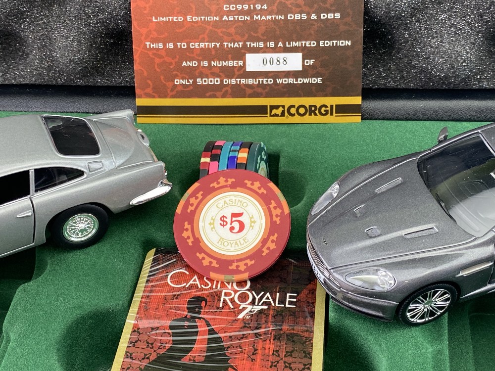 Corgi James Bond Casino Royale Aston Martin Attache Case 007 - Image 4 of 4