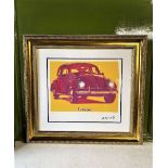 Andy Warhol (1928-1987) “The Beetle” Leo Castelli Gallery-New York Numbered Ltd Edition of 100 Litho