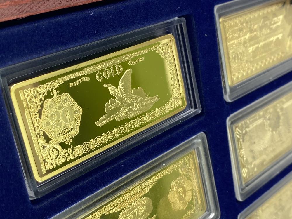 Windsor Mint Million Dollars Collection 10 Golden Bars Rrp £599 - Bild 5 aus 7