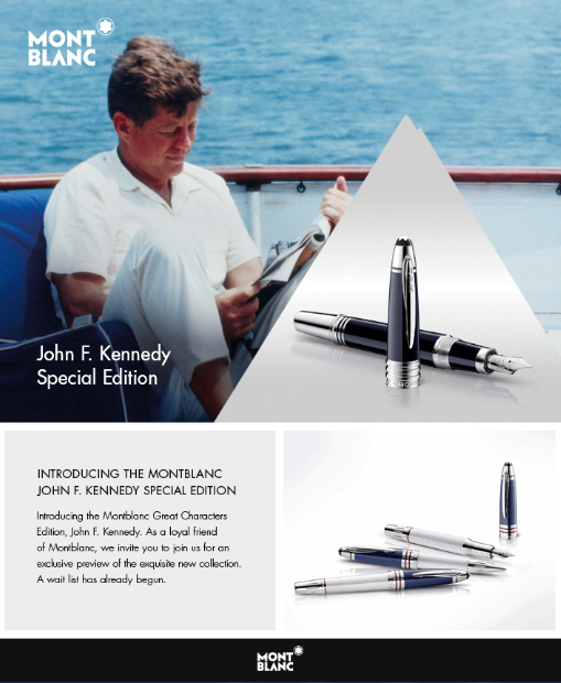 Montblanc-Great Characters John F. Kennedy Special Edition