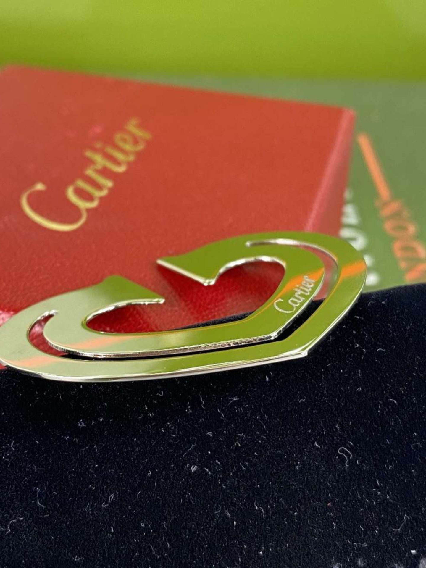 Cartier Paris "Love Heart" Silver Money Clip - Image 3 of 3