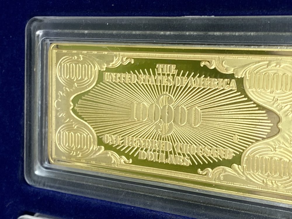 Windsor Mint Million Dollars Collection 10 Golden Bars Rrp £599 - Bild 3 aus 7