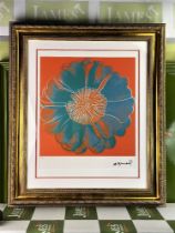 Andy Warhol-(1928-1987) "Flower for Tacoma Dome" Lithograph