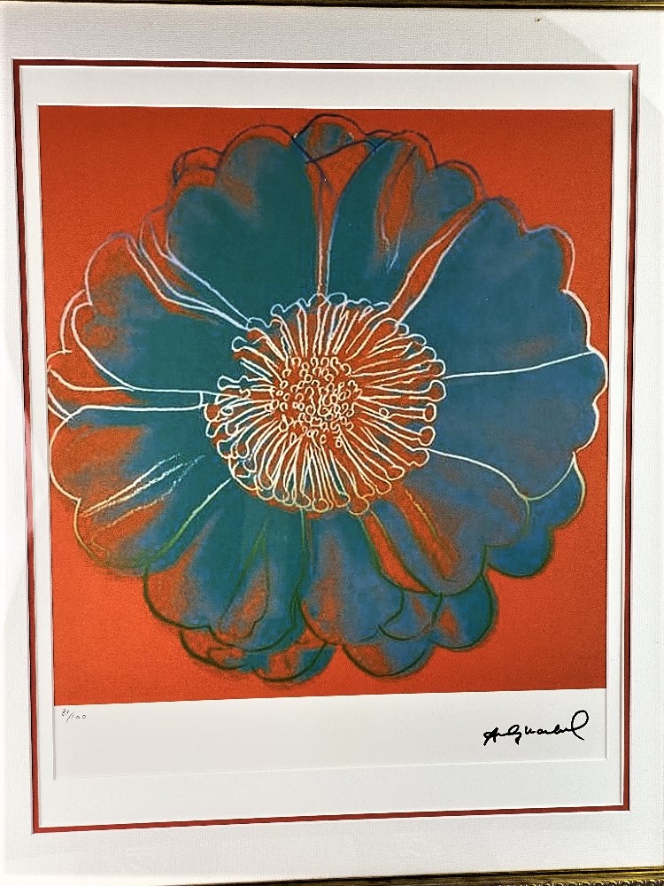 Andy Warhol-(1928-1987) "Flower for Tacoma Dome" Lithograph - Bild 2 aus 6