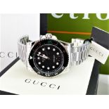 Gucci Dive XL Black Men's Watch - YA136208-New Example