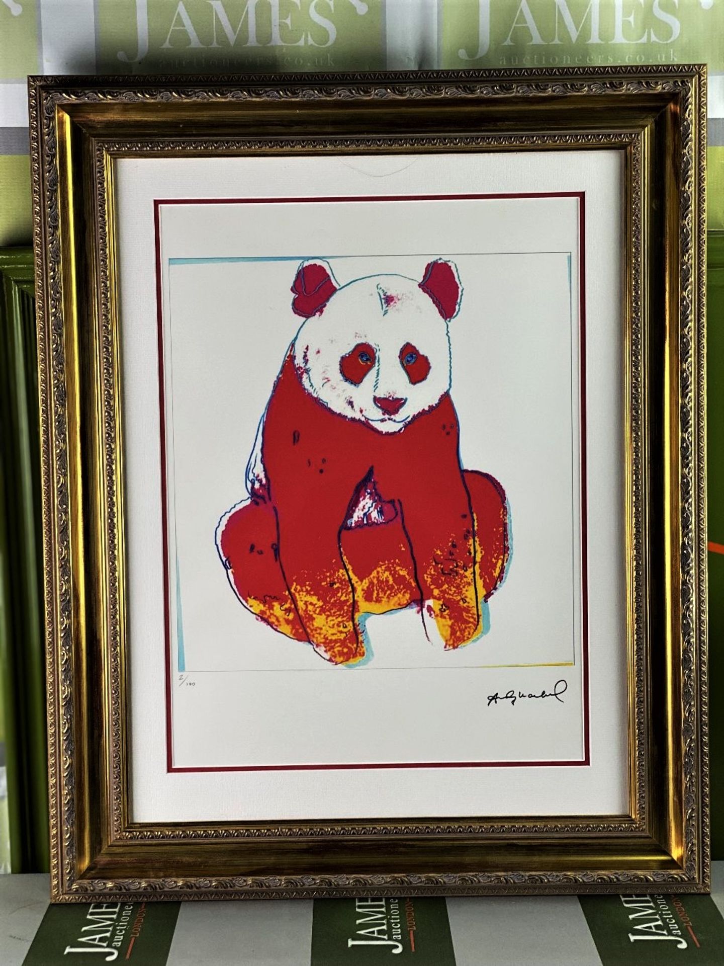 Andy Warhol-(1928-1987) "Panda" Numbered Lithograph#2/100 - Image 7 of 7