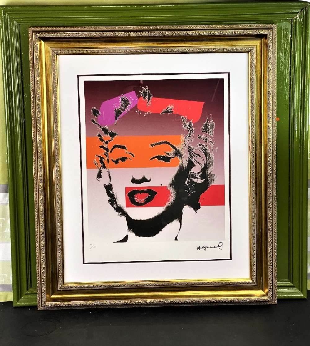 Andy Warhol (1928-1987) “Marilyn” Leo Castelli Gallery-New York Numbered Ltd Edition of 100 Lithogra