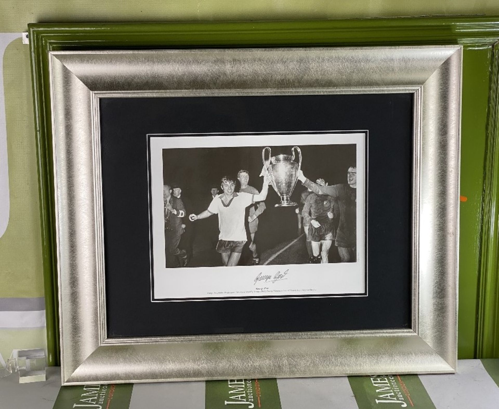George Best Large Framed Signed Memorabilia-Inc COA - Image 6 of 6