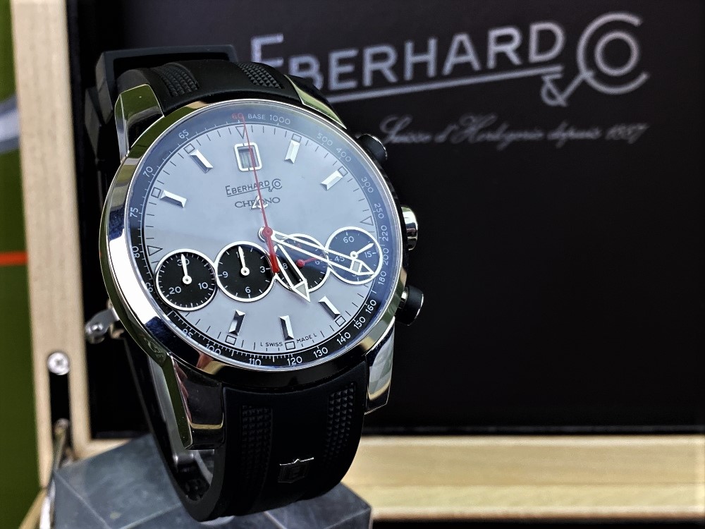 Eberhard & Co Chrono 4 Grande 43mm Watch-Ex Display - Bild 8 aus 10