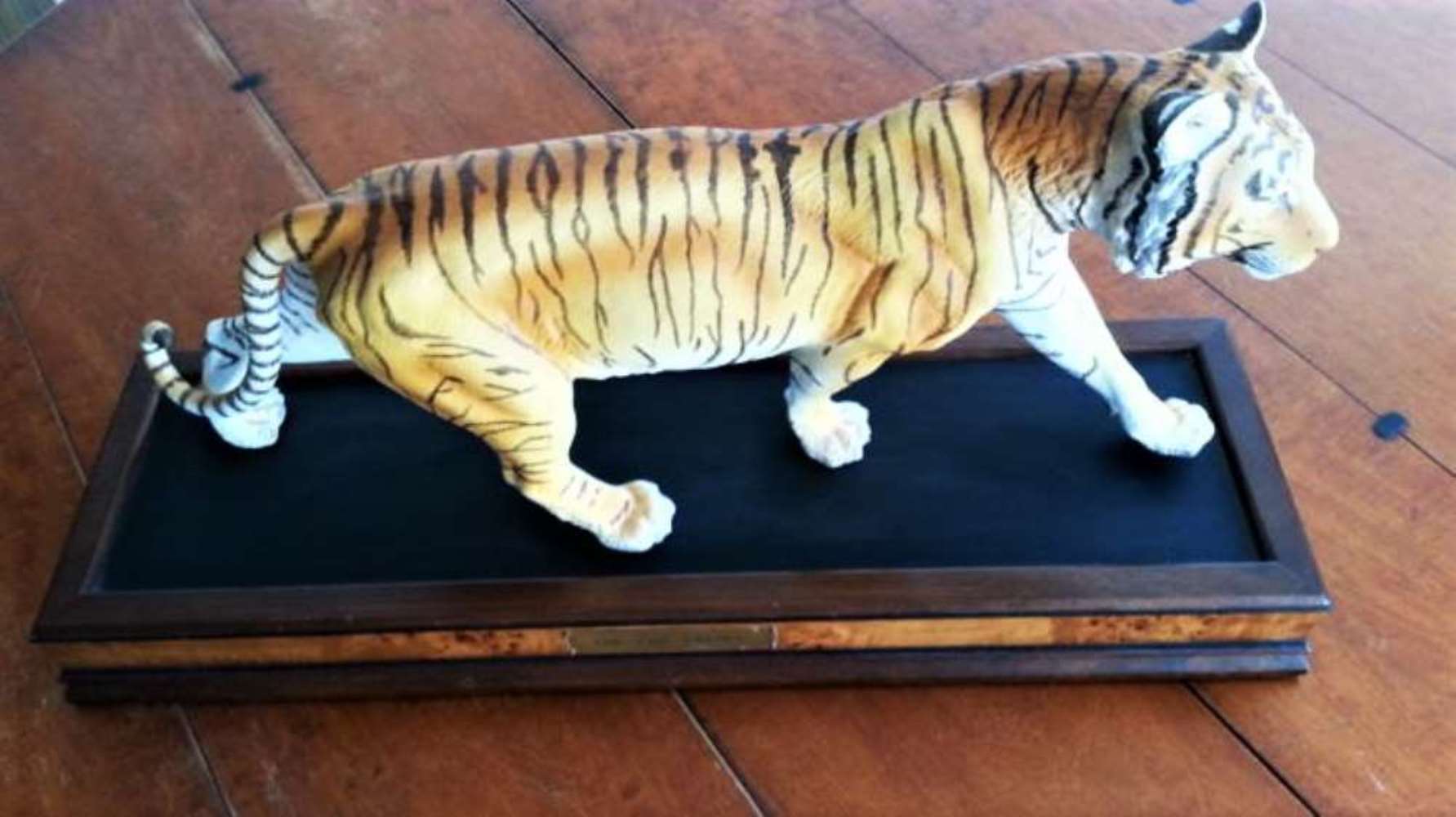 Franklin Mint Tiger on the Prowl Including Display Plinth-Large Example - Bild 2 aus 4