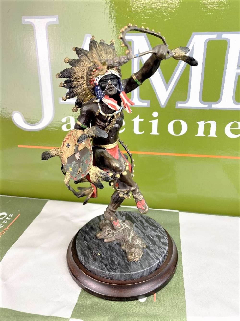 Robert J Murphy "Spirit of The Indian" Bronze Collection - Bild 6 aus 8