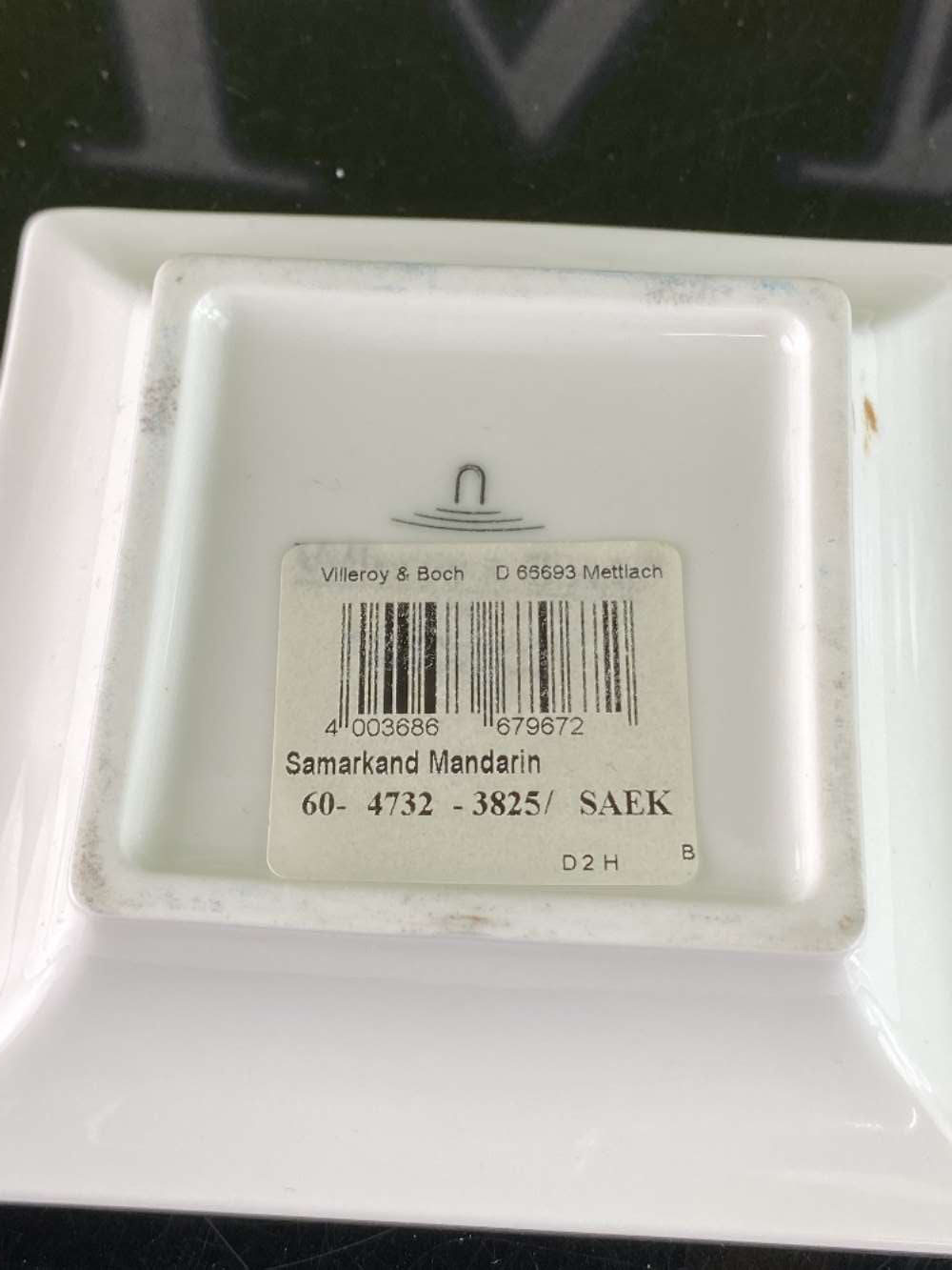 Villeroy & Bosh Samark & Mandarin Trinket Dish New Example - Bild 3 aus 4