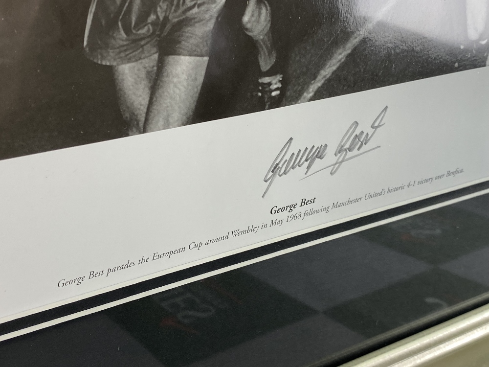 George Best Large Framed Signed Memorabilia-Inc COA - Bild 3 aus 6