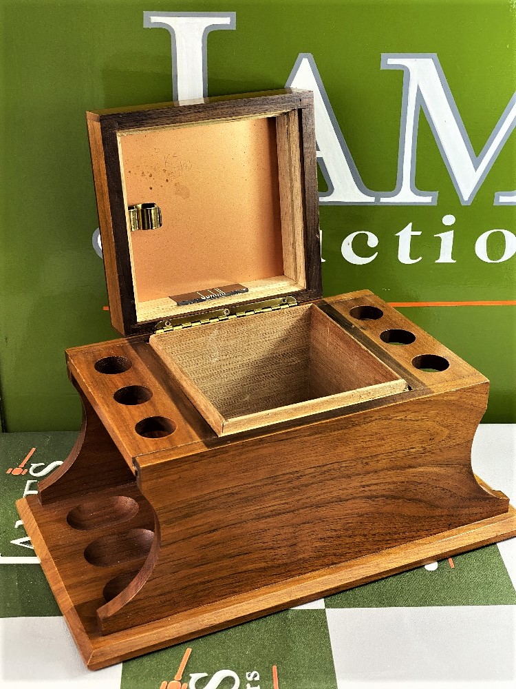 Dunhill Vintage Cigars /Pipes Humidor -Solid Walnut