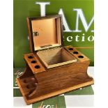 Dunhill Vintage Cigars /Pipes Humidor -Solid Walnut