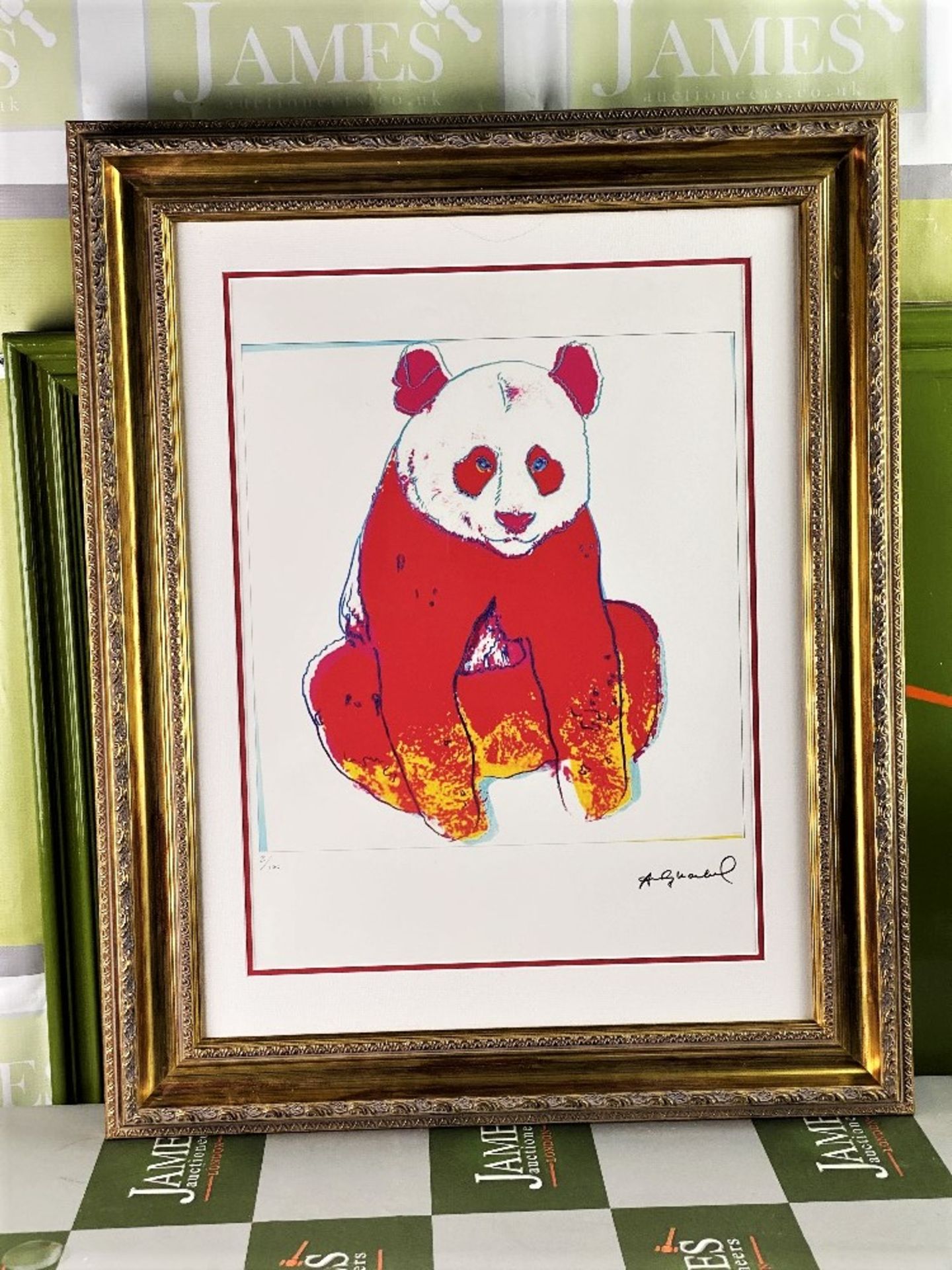 Andy Warhol-(1928-1987) "Panda" Numbered Lithograph#2/100