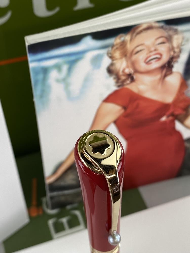 Montblanc Muses Marilyn Monroe Special Edition Ballpoint Pen - Image 8 of 9