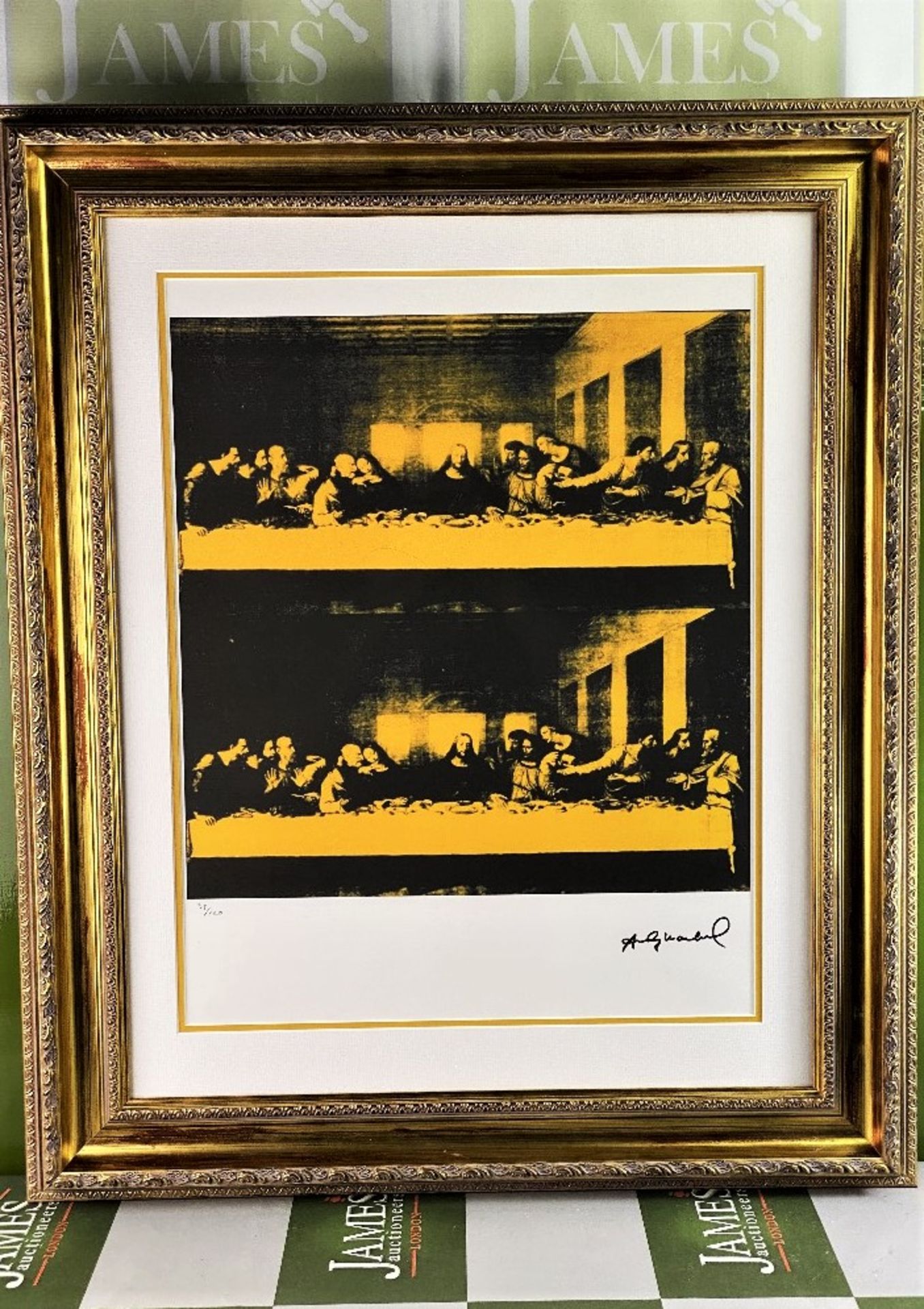 Andy Warhol-(1928-1987) "Last Supper" Numbered Lithograph