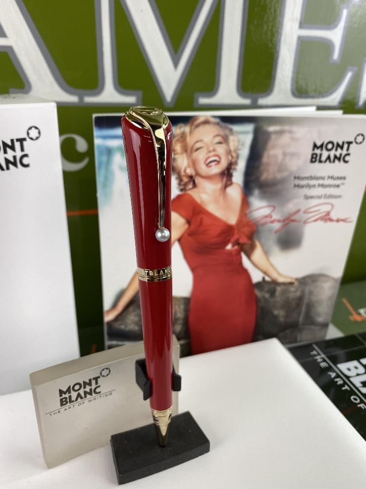Montblanc Muses Marilyn Monroe Special Edition Ballpoint Pen - Image 7 of 9