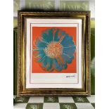 Andy Warhol-(1928-1987) "Flower for Tacoma Dome" Lithograph
