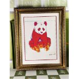 Andy Warhol-(1928-1987) "Panda" Numbered Lithograph#2/100