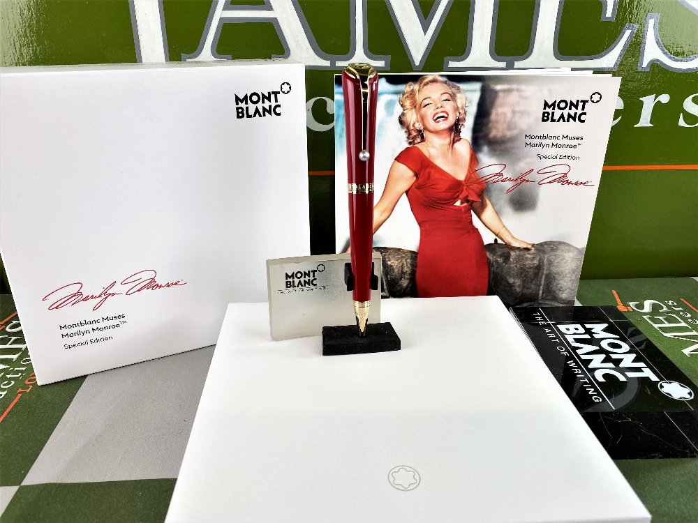 Montblanc Muses Marilyn Monroe Special Edition Ballpoint Pen - Image 9 of 9