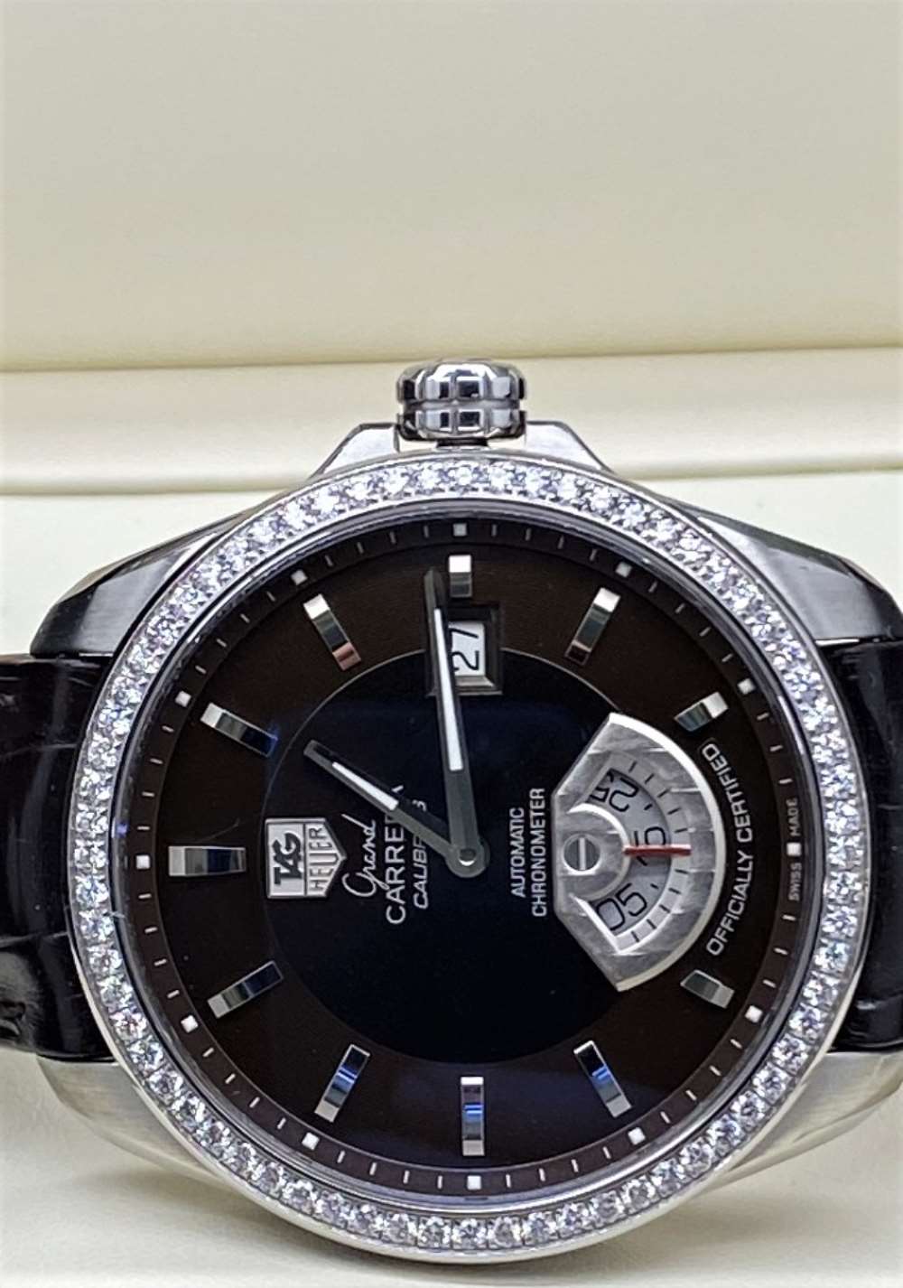 Tag Heuer Grand Carrera Diamond Bezel WAV511E - Image 2 of 10