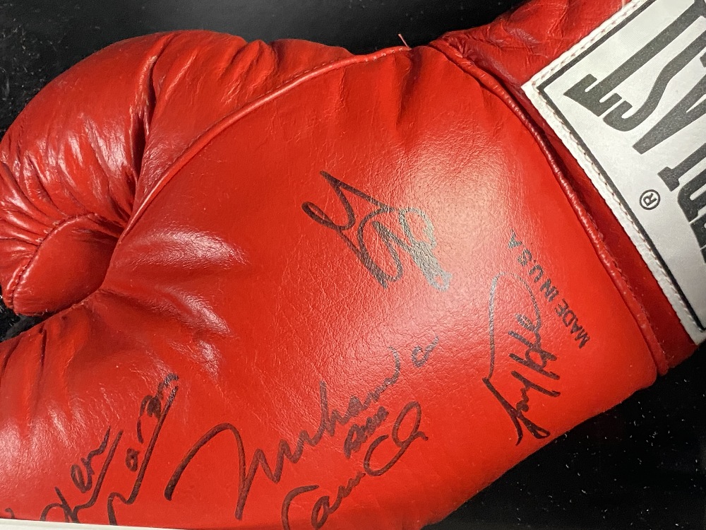 Muhammed Ali & 7 Former Heavyweight Chamions Signed Glove - Image 3 of 5