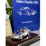 Danbury Mint Silver Plated Pewter James Bond Aston Martin DB5