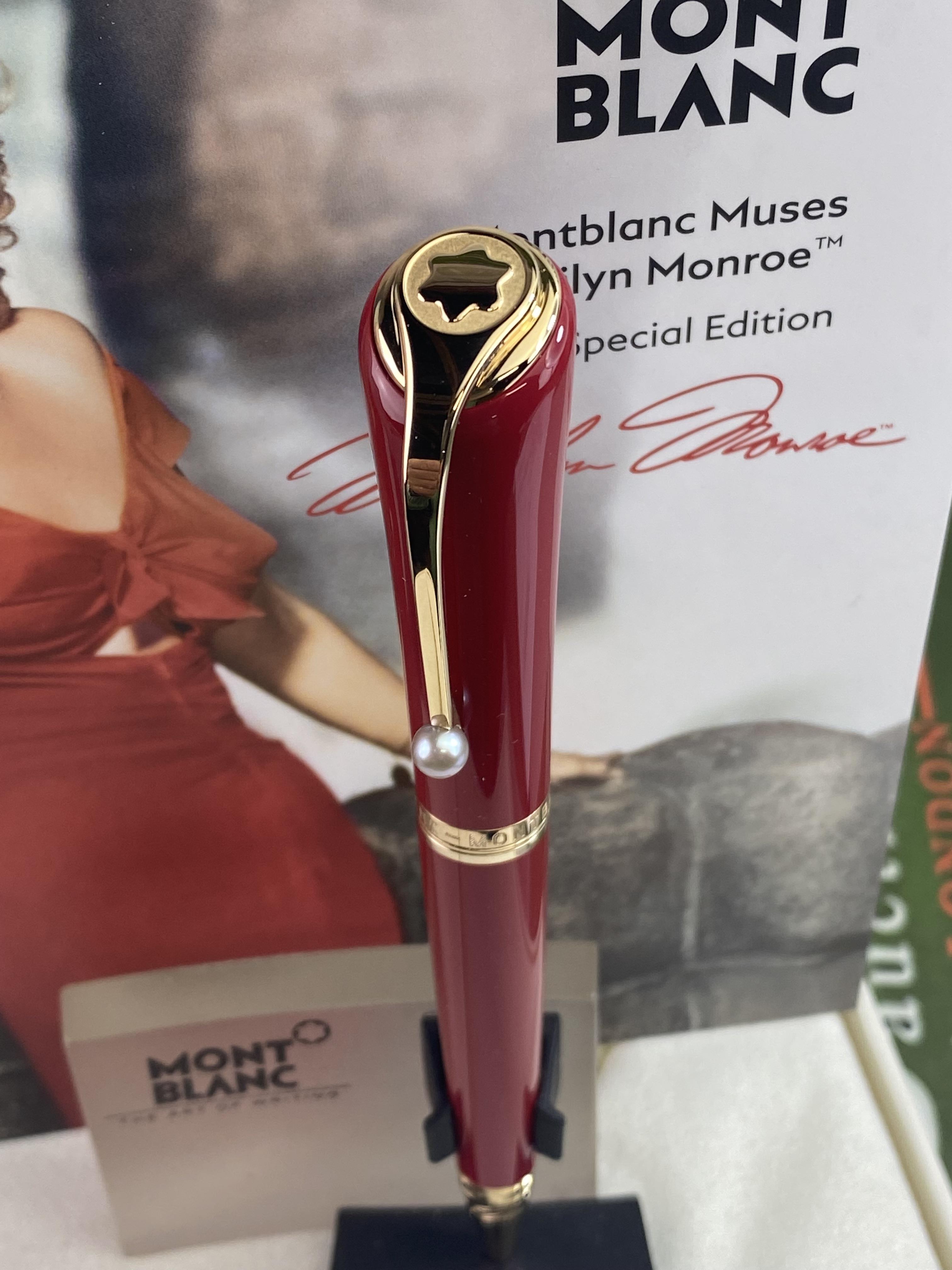 Montblanc Muses Marilyn Monroe Special Edition Ballpoint Pen - Image 2 of 9
